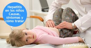 Female doctor examining the stomach of a young girl on table