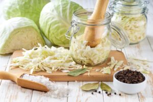 Preparation,For,Making,Sauerkraut,Or,Fermented,White,Cabbage:,White,Cabbage,