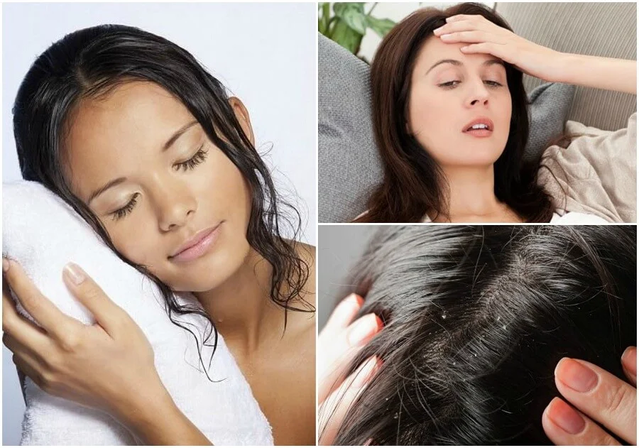 8-problemas-de-salud-que-pueden-producirse-por-dormir-con-el-cabello-húmedo
